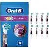 Image de Oral-B Kids Lot De 8 Brossettes De Rechange Frozen, Pour Les Brosses Électriques Pour Enfants De 3 Ans Et Plus, Embouts Doux Et Ronds Avec Reine Des Neiges De Disney