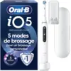 Image de Oral-B iO 5N Brosse à dents électrique blanche, 1 tête de brosse, 1 étui de voyage