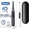 Image de Oral-B iO 5 Lot de 2 brosses à dents électriques noir et blanc, 2 têtes de brosse