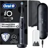 Image de Oral-B iO 9 Brosse À Dents Électrique Noire Pour Adultes, Édition Spéciale, 7 Modes De Brossage Avec Blancheur Et Soin Des Gencives, Accessoires, 1 Brossette De Rechange, 1 Étui De Voyage, 1 Chargeur