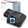 Image de Beurer HD 65 Couverture chauffante, Couverture chauffante Douillette avec 3 Niveaux de température, avec arrêt Automatique et système de sécurité, Lavable en Machine à 30 °C, Made en Europe, Gris
