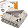 Image de Beurer HD 150 XXL Nordic couverture chauffante électrique avec arrêt automatique, 200 x 150 cm, 6 réglages de température, lavable en machine, couverture confortable en apparence de fourrure