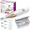 Image de Beurer MP 64 Ponceuse pour ongles, kit de soin des ongles électrique avec batterie, 10 accessoires pour le soin des ongles pour de belles mains et de beaux pieds, avec éclairage LED