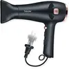 Image de Beurer HC 55 Sèche-cheveux ionique avec enrouleur de câble, technologie ionique, buse professionnelle et diffuseur volumateur, noir