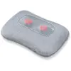 Image de Beurer MG 145 Coussin de massage, masseur du dos et de la nuque pour un massage shiatsu relaxant, fonction chauffante, housse lavable, 4 têtes massantes, gris