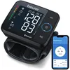 Image de Beurer BC 54 Tensiomètre de poignet avec technologie d'inflation, indicateur de risque coloré, détection d'arythmie, poignet 13,5-21,5 cm, avec application, transfert de données vers Apple Health