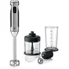 Image de WMF Lineo Mixeur plongeant 4-en-1, 700 W, Couteau en acier inoxydable, Mini hachoir, fouet, Mousseur à lait, Bol gradué 1 L, Design inox de haute qualité 0416350011