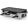 Image de WMF Lono Gril à Raclette pour 8 personnes, puissant, grillade et gratinage homogènes, poêlons et spatules antiadhésifs, pour des soirées raclette conviviales, en acier inoxydable Cromargan premium