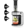 Image de WMF Kult X Coupe légumes spiraliseur électrique pour légumes, fabricant de zoodles, coupe spirales pour nouilles de courgettes, avec 3 inserts de coupe et récipient collecteur