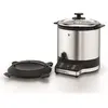Image de WMF KITCHENMINIS Cuiseur à Riz, Capacité 1L (250g), Cuisson Riz, Céréales, Légumes (Panier Vapeur inclus), Design Inox Elegant & compact, Minuteur & Maintien au chaud, 0415260011