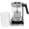 Image de WMF Lumero Bouilloire 3 en 1 en verre 1,6 L avec bec verseur à 36° pour bébé - Multichauffage - Yaourtière - Contrôle de la température - Acier inoxydable mat
