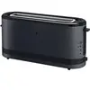 Image de WMF Grille-pain longue fente, 2 tranches avec support à pain, grille-pain étroit, XXL, fonction bagel, 7 niveaux de torréfaction, 900 W, en acier inoxydable, mat, noir