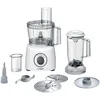 Image de Bosch MCM3200W Robot de Cuisine MultiTalent 3, 800 W, 2.3 litres, 2 vitesses + fonction pulse, Blanc/Gris
