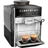 Image de Siemens Machine à café entièrement automatique EQ.6 plus s300 TE653501DE, pour de nombreuses spécialités de café, buse à mousser le lait, moulin en céramique, fonction double tasse, anticalcaire, nettoyage automatique à la vapeur, 1500 W, argent, gris