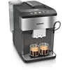 Image de SIEMENS, machine à café tout automatique, EQ500, Home Connect, aromaDouble Shot, autoMilk Clean, ceramDrive, bandeau avec écran coffeeSelect, oneTouch DoubleCup, Inox/Noir, TP516RX3