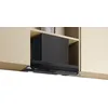 Image de NEFF D67XDP2S0, N 70, hotte design intégrée, 60 cm, fabriquée en Allemagne, Smart Hood Automatic, système à double filtre, éclairage LED, Easy Clean, verre transparent imprimé en noir, noir mat