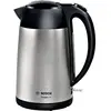 Image de Bosch Haushalt TWK3P420 Bouilloire protection contre la surchauffe, sans fil, marche/arrêt automatique argent Contenance: 1.7 l