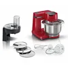 Image de Bosch Hausgeräte Robot de Cocina MUM2 blanco, procesador de alimentos+discos rayadores+varilla de alimentos; bol acero inox. 700W - MUMS2ER01