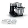 Image de Bosch MUMS2VM00, Robot de cuisine Serie 2-900 W, 7 vitesses + turbo, kit de pâtisserie, Bol de 3,8 l en acier inoxydable - Noir