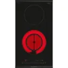 Image de Bosch PKF375FP2E, Série 6, plaque de cuisson électrique, 2 foyers, 30 cm, 3500 W, Noir