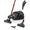 Image de Bosch Electroménager Série 6, BGS41POW1, aspirateur traîneau sans Sac, capacité de 2,4L, variateur de Puissance à la poignée, Rayon d'action de 10 m, Niveau sonore 72 DB, Noir