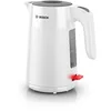 Image de Bosch, bouilloire électrique, MyMoment, poignée ergonomique, grande ouverture, triple sécurité, filtre anti-calcaire, capacité 1,7 L, plastique de haute qualité, blanc, TWK2M161