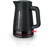Image de Bosch, bouilloire électrique, MyMoment, poignée ergonomique, grande ouverture, triple sécurité, filtre anti-calcaire, capacité 1,7 L, plastique de haute qualité, noir, TWK3M123