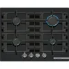 Image de Bosch PNP6B6K40 Série 4 Plaque de cuisson à gaz 60 cm Verre trempé Noir