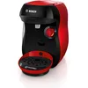 Image de Bosch Machine à café multi-boissons Tassimo Happy friendly, TAS103E, plus de 70 boissons chaudes, OneTouch, cafétière à dosettes, Intellibrew, rouge