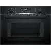 Image de Bosch CMA585GB1 Série 6 Micro-ondes encastrable avec air chaud et grill 60 x 45 cm 44 L 900 W AutoPilot 15 Bouton encastrable Écran tactile LED Support de nettoyage Noir