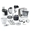 Image de BOSCH MUM5XL74 Série 4 - Robot pâtissier avec balance intégrée, 7 vitesses + turbo,Kit pâtisserie qualité professionnelle, 1000 W, Blanc,