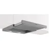 Image de Bosch DFM064W55 Série 2 Hotte plate 60 cm, fabriquée en Allemagne, 3 niveaux de puissance, éclairage LED, mode évacuation et recyclage, deux filtres à graisse métalliques, passe au lave-vaisselle
