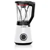 Image de Bosch Blender VitaPower Série 4, MMB4151W, mixeur smoothies, 1200 W, 30 000 tr/min, lames en acier inoxydable, bol Tritan, 2 vitesses et fonction turbo, blanc
