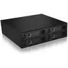 Image de ICY BOX CY BOX IB-2242SSK Back Plane für 4x 2,5 SATA/SAS Festplatten/SSDs in 1x 5,25 S Cadre de montage pour disque dur 2.5