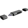 Image de ICY BOX IB-CR200-C, SD/microSD USB 2.0 Card Reader mit Type-C® & -A und Micro-B Anschlüs Clé USB USB-C® USB 2.0 anthracite (mat)