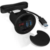 Image de ICY Box IB-HUB1404 Hub USB Noir 60 mm