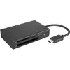 Image de ICY BOX IB-CR401-C3, Type-C® USB 3.0 Kartenleser (CF, SD 4.0, micro SD 4.0), UHS-II, mit Hub / lecteur de carte mémoire externe USB-C® noir