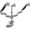 Image de ICY BOX Support de table pour écran IB-MS505-TI, Monitorständer mit Tischhalterung f. 3 Monitore bis zu 32'' (81 cm) 3 Écran(s) 81,3 cm (32) gris-argent