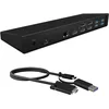 Image de ICY BOX Station d'accueil USB-C (14-en-1) avec 3x HDMI & 2x DP (5K 30Hz | 4K 60Hz), Docking Station USB-C pour Ordinateur Portable (Gigabit Ethernet, 6 Ports USB 3.0, PD 60W), IB-DK2244AC