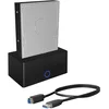 Image de ICY BOX Station d’Accueil USB 3.2 pour SSD ou Dique Dur de 2,5 ou 3,5 Pouces, SATA, UASP, Adaptateur/Boitier Disque Dur Interne & Externe, IB-1122-U3