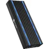Image de ICY BOX Boîtier SSD M.2 NVMe avec éclairage LED , USB 3.1 (Gen2, 10Gbit/s), PCIe M-Key, Disque dur externe SSD, Adaptateur NVMe, USB-C, USB-A, IB-1824ML-C31