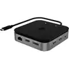 Image de ICY BOX Station daccueil USB4® IB-DK408-C41 Convient pour les marques: universel avec fonction de chargement, compatible 8K@30 Hz (1x) / 4K@30Hz (2x),