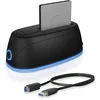 Image de ICY BOX HDD / Station d'accueil pour disque dur USB 3.0 pour SATA 2,5 pouces & 3,5 pouces, éclairage RGB, station de clonage de disque dur & lecteur, Adaptateur, Externe, IB-1124L-C3