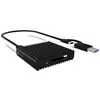 Image de ICY BOX IB-CR404-C31, Kartenleser, CF Exp. 2.0 Type-B, USB 3.2 Gen 2, LED, Aluminium Lecteur de carte mémoire externe USB-C®, USB 3.1 (2è gén.) noir