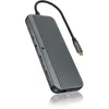 Image de ICY BOX Station d'accueil USB-C (11 en 1) pour 2 écrans (2X HDMI / 1x DP), 4K 60 Hz, 4X HUB USB 3.0, Power Delivery, Gigabit Ethernet, Audio, IB-DK4060-CPD