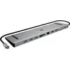 Image de ICY BOX Station daccueil USB-C® IB-DK2106a-CPD, USB Type-C® 11 in 1 Notebook DockingStation mit 3 Videoausgabe