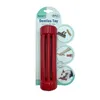 Image de Bubimex - Denties Toy - Jouet à Mâcher pour Chien - A garnir avec Friandise en Bâtonnet - Nettoyage des Dents - Picots pour Masser Les Gencives - Caoutchouc TPR Solide et Flexible - 19x5x5cm - Rouge