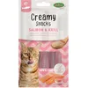 Image de Bubimex - Creamy Snacks Saumon et Krill - Friandises Crèmes à Lécher pour Chats - Texture Lisse, Onctueuse et Appétissante - Stimule l'Appétit et Favorise l'Hydratation - 4 x 15 g (Lot de 5)