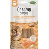Image de Bubimex - Creamy Snacks Saumon et Poudre de Colostrum Bovin - Friandises Crèmes à Lécher pour Chats - Texture Lisse, Onctueuse et Appétissante - Stimule l'Appétit et Favorise l'Hydratation - 4 x 15 g