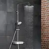 Image de HSK AquaSwitch RS 200 Colonne de douche en applique avec mitigeur thermostatique, 1001900-KB5-07,